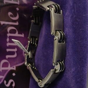 2222376-1. Stainless Bracelet Rubber Trim